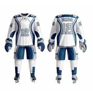 Conjunto de Uniforme de Hockey sobre Hielo para Adultos, Personalizable con Nombre y Logotipo del Equipo, Tela Transpirable de Alta Calidad, Entrenamiento Profesional - Product Image 1