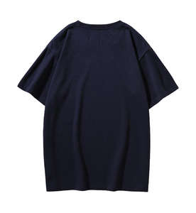 T-shirt unisexe personnalisé de haute qualité en coton 100% filé à l'anneau, style classique, col rond, avec impression de votre logo - Product Image 3