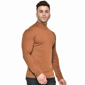 TRENDION APPARELAS Pull à col roulé slim pour homme, fabrication sur mesure, marque privée, 100% coton, pull d'hiver - Product Image 3