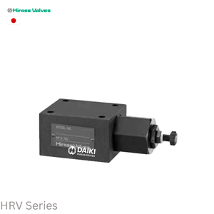 Válvula de seguridad Hirose HRV de Japón para sistemas hidráulicos - Menor fugas internas, robusta, amplio rango de tamaños, personalizable - Product Image 3