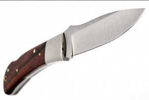 Cuchillo de Cocina Plegable Portátil con Hoja de Acero Inoxidable de Alto Contenido de Carbono y Mango Ergonómico de Madera de Palisandro, Compacto, para Bricolaje y Uso Culinario OEM - Product Image 3
