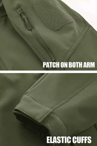 New Softshell <b>Jacket</b> Custom Design Winter Work Wear Men's Windproof Waterproof Fleece <b>Lined</b> Zip up Soft Shell <b>Jacket</b> - Product Image 4
