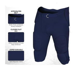 Pantalones de Fútbol Americano de Alta Calidad, Talla Grande, Largos hasta la Rodilla, que Absorben la Humedad y se Secan Rápidamente, Personalizados para la Venta - Product Image 3