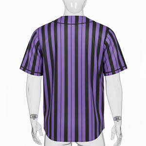 Venta al por Mayor de Material de Sublimación, Camisetas de Béisbol de Manga Corta, Tallas Grandes, Nombre del Equipo y Número Bordados, Logotipo, Ropa de Softbol - Product Image 2