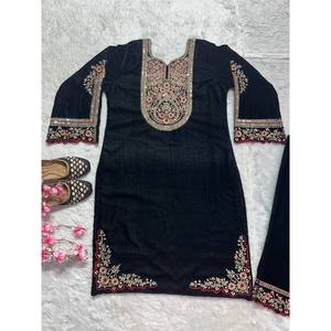 Ensemble de costume pour femme NF Designer, vert, pour soirée, taille M, avec broderie et travail de séquence de codage - Product Image 4