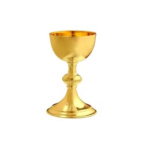 Cáliz de Latón Hecho a Mano para la Sagrada Comunión y Uso Religioso en la Iglesia - Product Image 5
