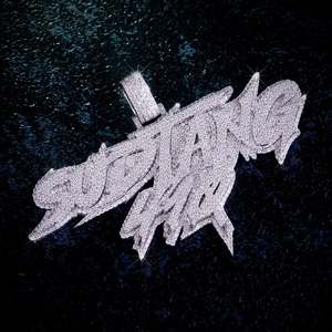 Pendentif Rapper Personnalisé en Argent 925 de Haute Qualité avec Moissanite, Collier Hip Hop, Bijou Plaqué Or, Style Iced Out, Certifié GRA - Product Image 1