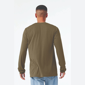 เสื้อยืดแขนยาวผู้ชายผ้าฝ้ายเนื้อนุ่มพิมพ์โลโก้แบบกำหนดเองคุณภาพพรีเมียมระบายอากาศได้ดีสไตล์ลำลองสตรีทแวร์ - Product Image 3