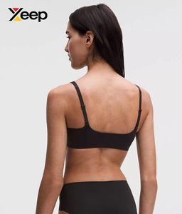 เสื้อชั้นในกีฬาโยคะคุณภาพสูงสำหรับผู้หญิง XEEP รุ่น XC-SB-142 แบบเรียบง่าย ระบายอากาศได้ดี สายปรับได้ แผ่นรองถอดออกได้ รองรับได้ดีเยี่ยม แห้งเร็ว - Product Image 2