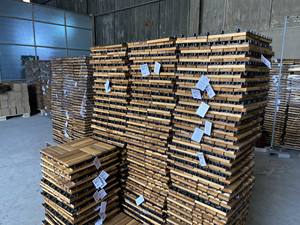 Baldosas de Madera Duraderas para Terraza, Piso de Patio Encastrable de Madera de Acacia - Product Image 4