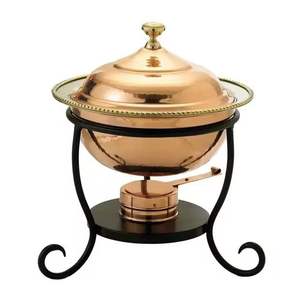 Recipiente de Acero Inoxidable de Lujo para Calentar Comida con Diseño Perforado, Olla para Servir Buffet, Vajilla para Hoteles y Restaurantes - Product Image 6