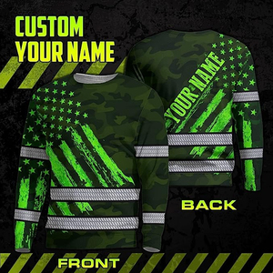 Cinta reflectante para hombres y mujeres, ropa deportiva para yoga, rave, danza, camiseta reflectante de trabajo, camisetas de seguridad sublimadas al por mayor - Product Image 4