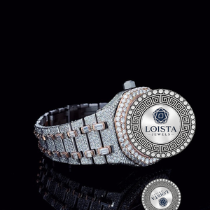 Reloj de Lujo con Diamantes de Imitación en Acero Inoxidable, Suministro Directo de Fábrica, para Uso Diario y en Clubes, Disponible a Precio de Fábrica - Product Image 3
