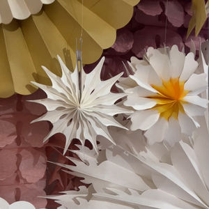 paper <b>honeycomb</b> Christmas <b>Decorations</b> Festive Home Ornament - Product Image 3