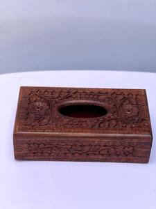 Porte-mouchoirs en bois rustique vintage, accessoire de table parfait pour les maisons de style farmhouse ou d'inspiration vintage, vente en gros depuis l'Inde - Product Image 5