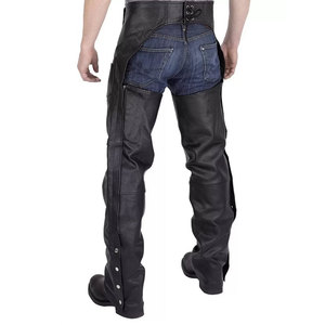 Handmade Leather Horse <b>Riding</b> Full <b>Chaps</b> Custom Private Label Trendy Hot Selling Customized Logo Printing Men Leather <b>Chaps</b> - Product Image 5