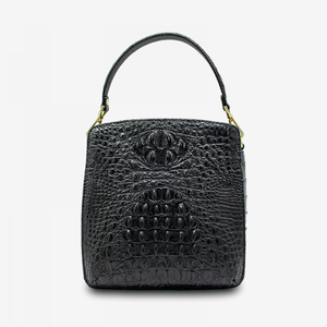 Sac à main de luxe pour femmes de créateur personnalisé Nouveau cuir véritable de crocodile avec deux poignées de haute qualité avec logo personnalisé - Product Image 5