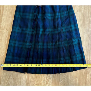 กระโปรงลายสก๊อตแบบกิลท์สำหรับผู้หญิง สีน้ำเงินเข้ม คุณภาพสูง ทำจากผ้าขนสัตว์ 100% ลายแบล็ควอทช์ ทาร์ทัน แคลน ขายส่ง ปี 2026 - Product Image 5