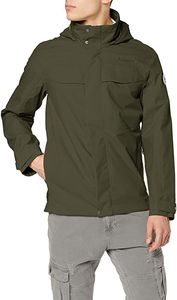 Veste d'hiver pour homme de haute qualité, tissée, enduite, coupe-vent, col montant, respirante, rembourrée, 100% polyester/coton - Product Image 4