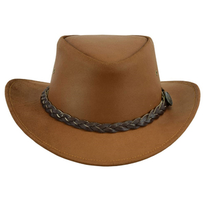 GENERSA SPORTS Cowboy <b>Hat</b> Unisex Beaded <b>Band</b> Mesh Ventilation Light Brown Casual Outdoor Four Seasons Adult Adjustable Polyester - Product Image 6