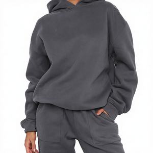 Sudadera con capucha de forro polar con doble cremallera y estampado digital completo, estilo americano, para mujer, lisa, tallas XS-5XL - Product Image 1