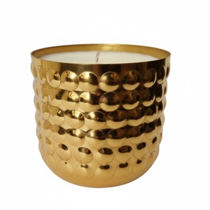 Pot à bougie décoratif en métal doré de qualité supérieure, porte-bougie en fer pour la décoration intérieure et les cadeaux festifs, excellent prix - Product Image 6