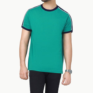 T-shirts à manches courtes pour hommes, coupe classique, dernier design, best-seller, légers, respirants, séchage rapide, polyester/coton - Product Image 1