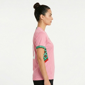 Maillot de football pour femmes OEM, léger, à manches courtes, sublimé, personnalisé - Product Image 3