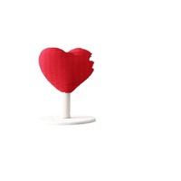 Poste Rascador para Gatos de Yute Natural con Diseño de Corazón, 50cm, Compacto, de 1 Nivel, para Interiores, Tendencia 2026