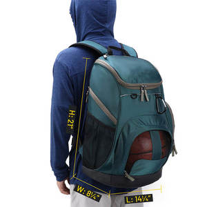 Waterproof Basketball <b>Backpack</b> with Ball Holder Large Capacity Sports Travel Equipment Bag for School Training and Competition - Product Image 2