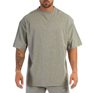T-shirt formel à manches courtes et col rond pour homme BlanqWear, coupe ample, 100% coton premium 200g, antibactérien, séchage rapide, écologique - Product Image 4