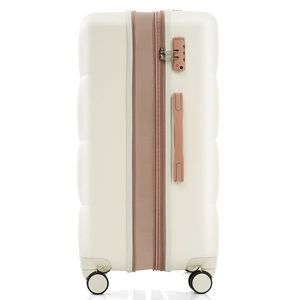 Set di Valigie da 20 Pollici con Porta USB, Apertura Frontale, Guscio Rigido in ABS, Ruote Girevoli, Portabicchieri, Serratura TSA, Set da 3 Pezzi - Product Image 6