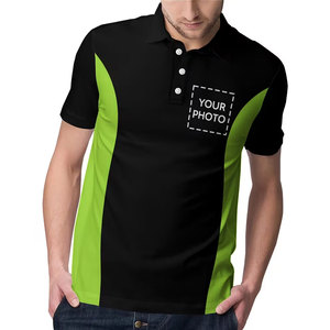 เสื้อโปโลแขนสั้นบล็อกสีที่ปรับแต่งได้ รองรับการออกแบบโลโก้ข้อความรูปภาพ ออกแบบเองได้ แฟชั่นลำลองสวมใส่ได้ทุกวัน - Product Image 4