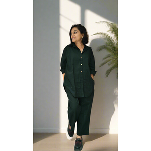 Conjunto de Traje Coordinado Negro Power para Mujer de The Quince Life, Talla S - Product Image 3