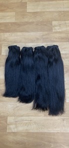 Top Vente 100% Vietnamien Brut Non Transformé Vierge Remy Cheveux Excellente Qualité Naturel Vague Droite Fermeture Douce Super Double - Product Image 2