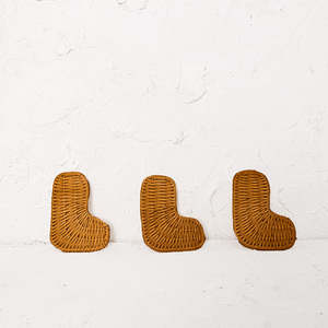 Décorations de Noël, mini chaussettes en rotin, ornements en gros, autres décorations - Product Image 5