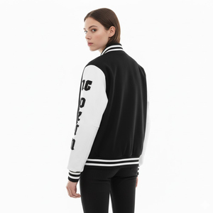 Veste universitaire unisexe, tissu de haute qualité, doublure intérieure douce et broderie élégante pour un style streetwear ou décontracté. - Product Image 6