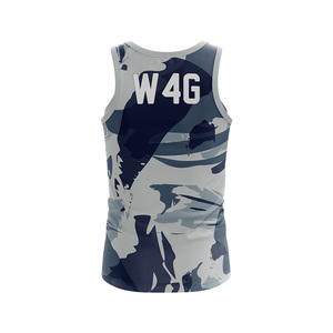 Débardeurs Homme Personnalisables à Col Rond en Polyester Léger Séchage Rapide, Style Vintage, Haute Qualité, pour le Sport et les Loisirs d'Été - Product Image 5