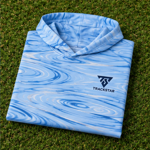 Sudadera de Pesca con Estampado de Remolinos de Agua Personalizada, Unisex, Manga Larga, con Capucha, UPF 50, Secado Rápido, Camisa de Pesca Sublimada - Product Image 6