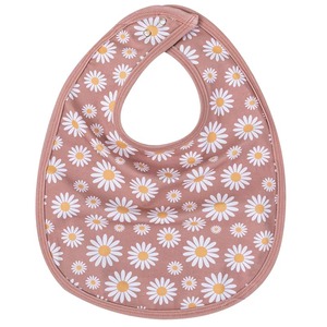 Bavoirs pour bébé en coton bleu clair avec boutons réglables, design simple - Product Image 6