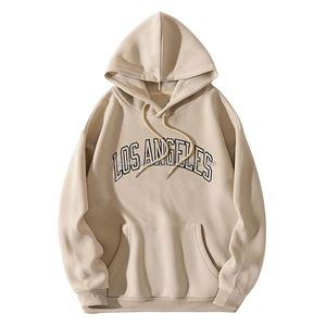 Sweat à capuche classique en polaire pour homme, coupe oversize, style streetwear décontracté, en Spandex/Polyester, motif dessin animé, doublure écologique - Product Image 1