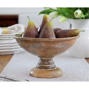 Ensemble de saladiers en bois de manguier faits à la main, écologiques, bols à fruits en bois naturel, grands bols ronds pour servir la soupe, pour la cuisine et la décoration de la maison - Product Image 2