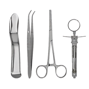 Kit de 20 Instrumentos Dentales para Cirugía Oral con Casete de Esterilización, Juego de Instrumentos Quirúrgicos Dentales de Acero Inoxidable de Grado Alemán - Product Image 3