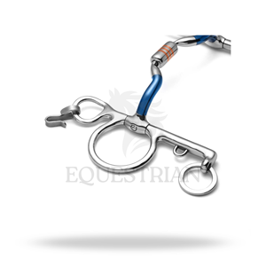 PELHAM LOW PORT CAPSULE SWEET IRON CURB MONTURE À CHEVAL TAILLE COMPLÈTE POUR LE CONTRÔLE DE LA CONDUITE ÉQUESTRE - Product Image 4