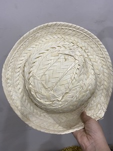 Ready Ship Extra-Large Striped Sombrero <b>Straw</b> <b>Hat</b> <b>Summer</b> Beach Travel Party Handmade Festive Mexican Style Cowboy Look Sale - Product Image 1