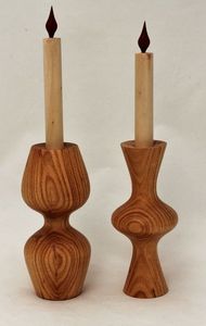Rustic Wooden <b>Candle</b> Holder Set for Bedroom Decoration Natural Wooden <b>Candle</b> Holder Handmade Artisan Craft - Product Image 5