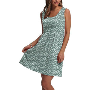 Robe de plage légère et tendance pour femme, motif tropical, coupe ample, tenue de vacances pour la plage - Product Image 6