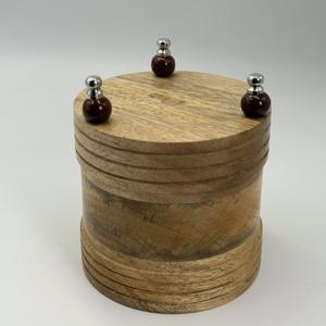 Elegante Portacubiertos de Madera con Asa Decorada con Cuentas, Ideal para Cocinas Modernas, Hogares, Hoteles, Oficinas, Dormitorios y Salas de Estar - Product Image 3