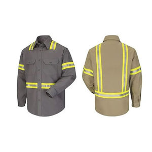 Ropa de Seguridad Reflectante e Impermeable para la Construcción, Camisas y Chaquetas de Trabajo de Manga Larga de Alta Visibilidad Personalizadas en Tela de Algodón y Poliéster - Product Image 4