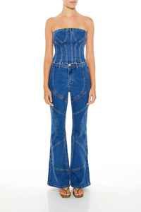 Haut court en jean déchiré bleu clair pour femme, nouveau design international, décontracté, écologique et à séchage rapide - Product Image 5